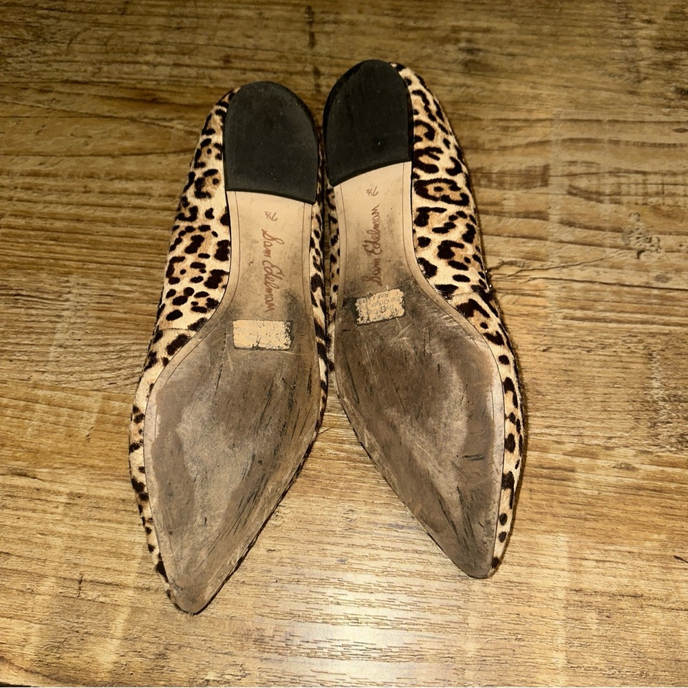 Sam Edelman Rivera Flats Animal Print Sz 7.5 - Picture 8 of 17